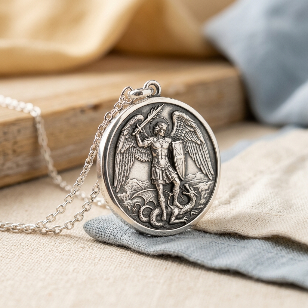 Archangel Michael Medallion view 2