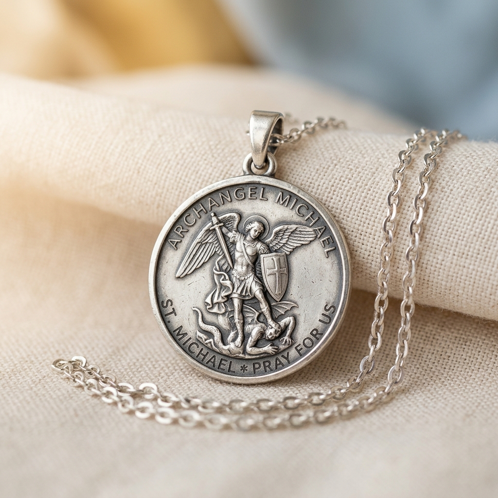 Archangel Michael Medallion view 3