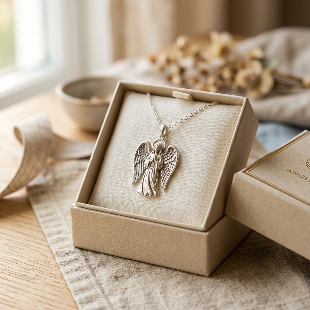 Guardian Angel Pendant view 3