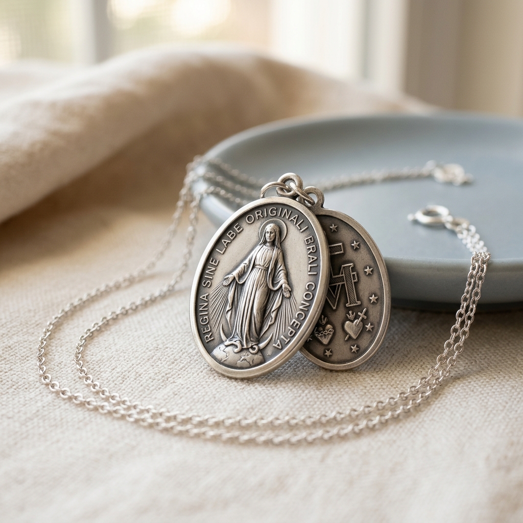 Miraculous Medal Pendant view 2