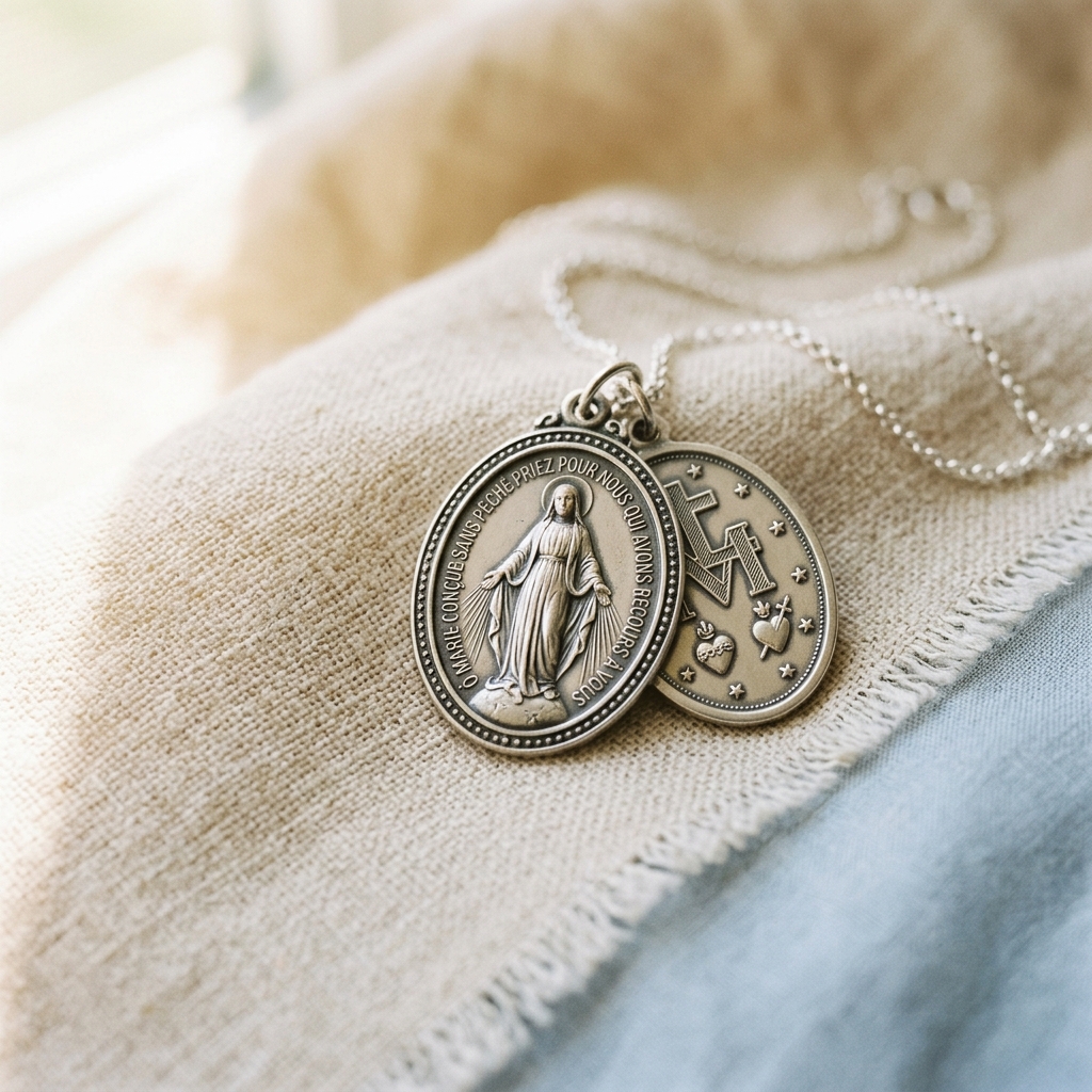 Miraculous Medal Pendant view 3