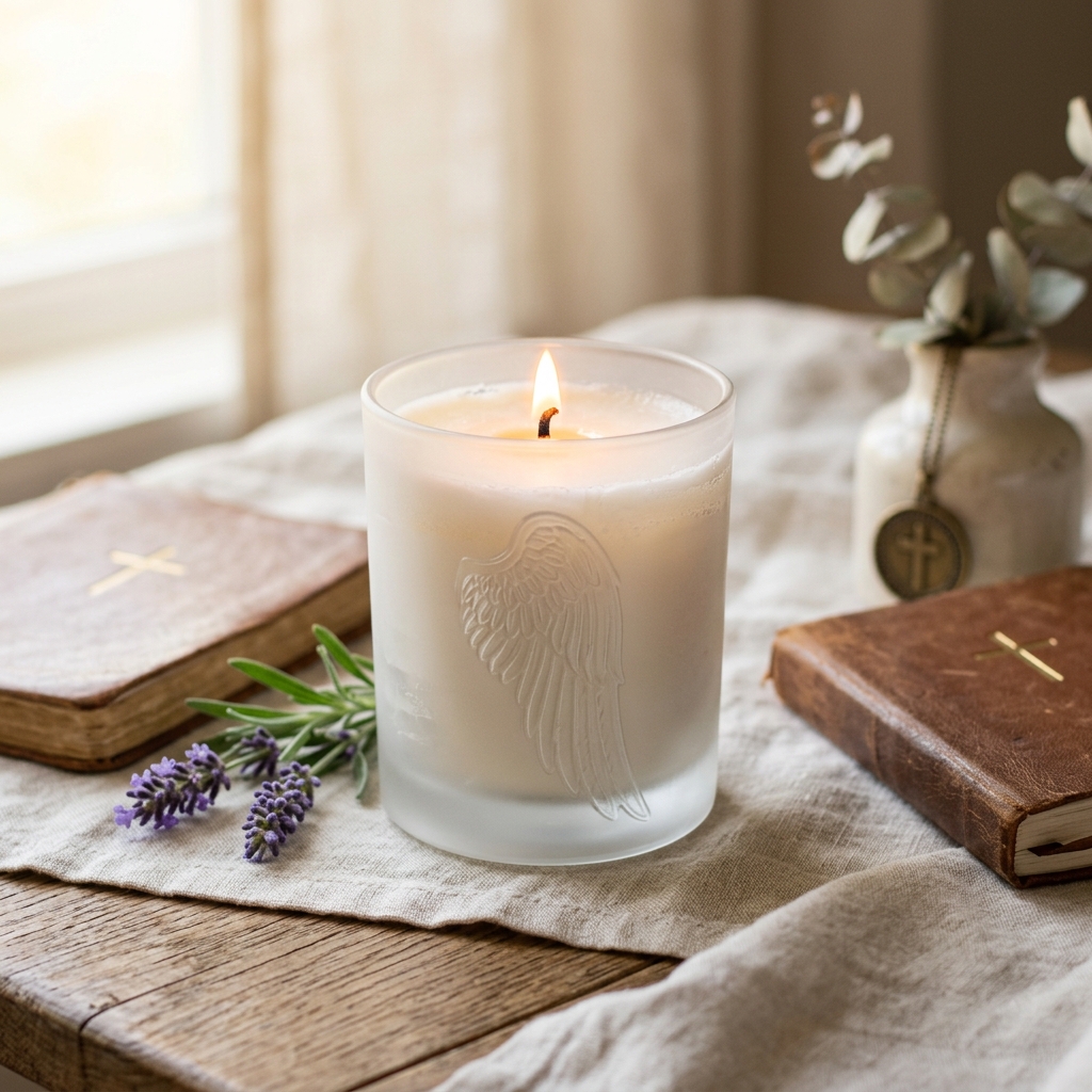 Quiet Moment Angel Candle