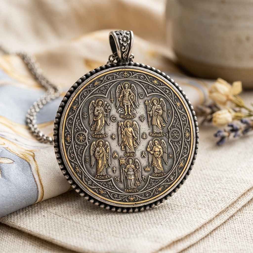 Seven Archangels Heirloom Medallion view 3