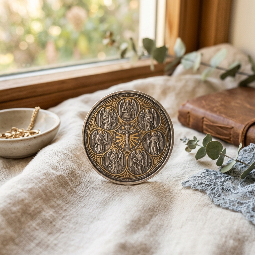 Seven Archangels Heirloom Medallion view 4
