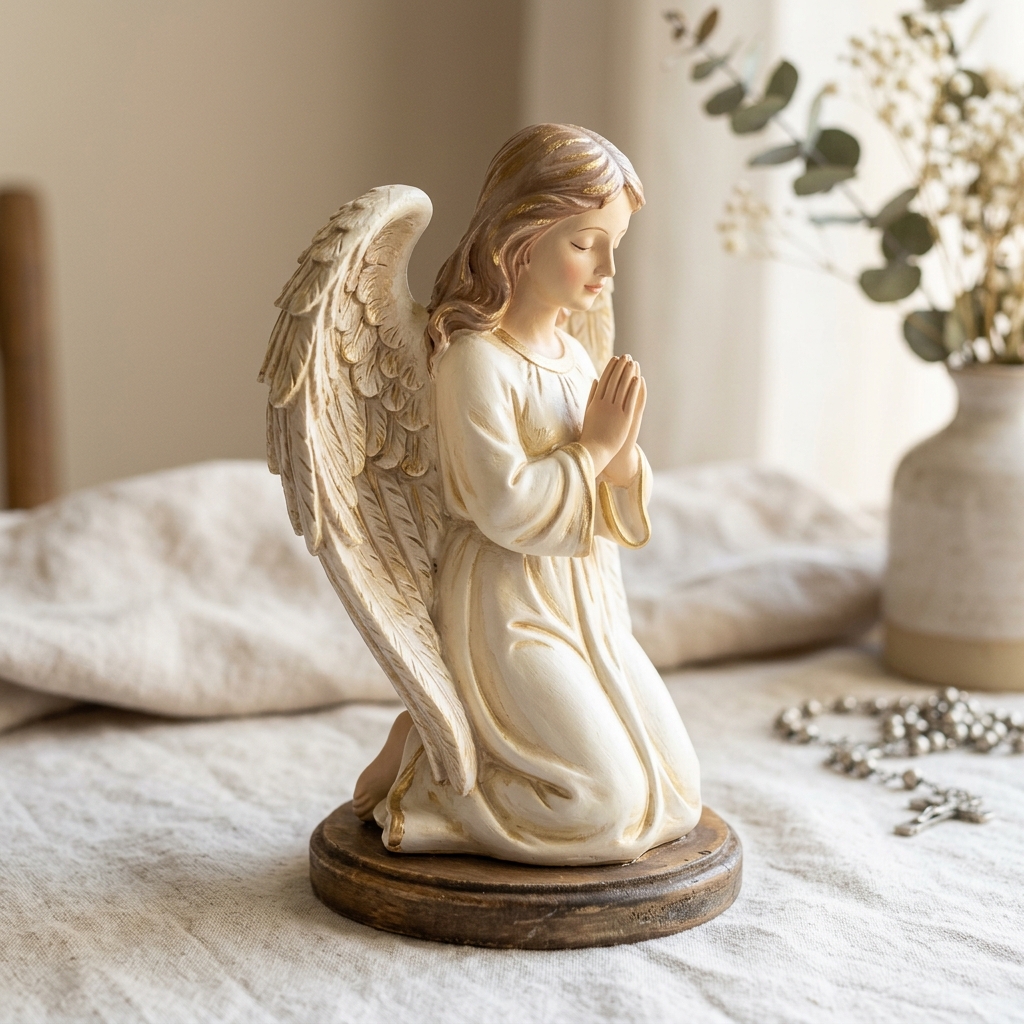 "Watching Over You" Angel Figurine view 2